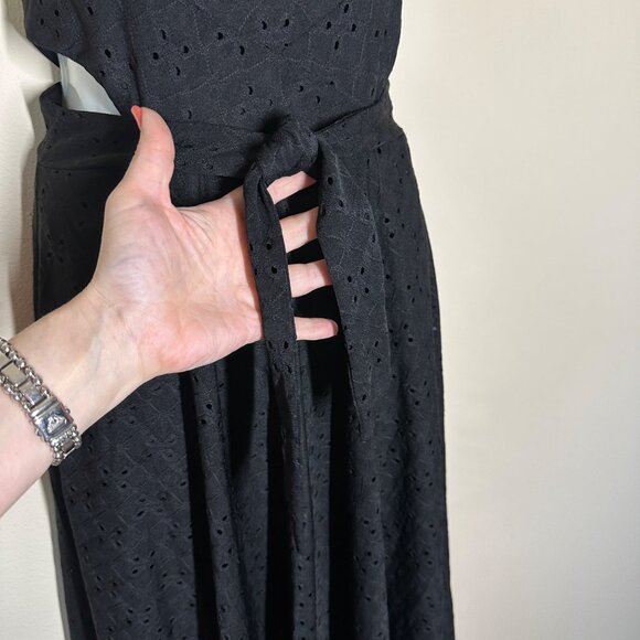 Anthropologie Hutch Algarve Eyelet Cut Out Midi Dress Womens Size SP Party Boho - Picture 5 of 10